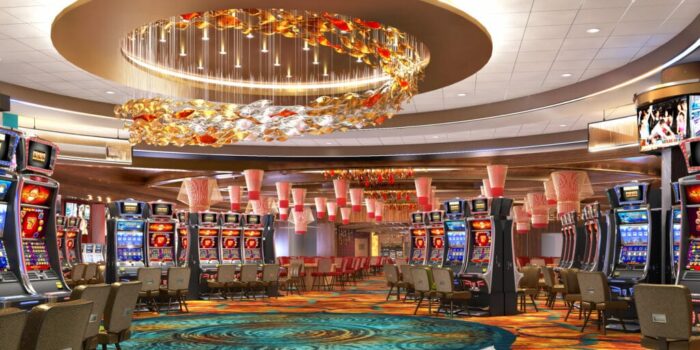 Inside view river casino