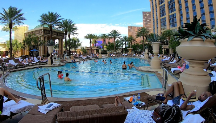 Pool area Venetian Las Vegas